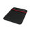 Clublaptop Standard Laptop Sleeve for 15.6  Laptops (Black & Red)