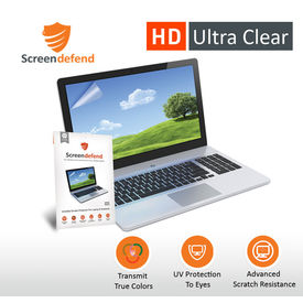 ScreenDefend Ultra Clear Screen Guard for HP Laptops with Standard 15.4 inch Screen (H: 20.7 x W: 60.1cm)