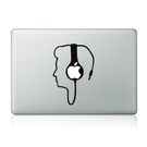 Clublaptop Plugged Into Music MacBook Mac Sticker Skin Decal Vinyl for 11.6