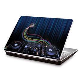Clublaptop DJ Music Console Abstract Art (CLS-251) Laptop Skin.
