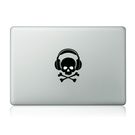 Clublaptop Skull Headphone MacBook Mac Sticker Skin Decal Vinyl for 11.6