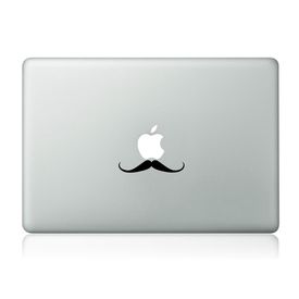 Clublaptop Moustache_ 2 MacBook Mac Sticker Skin Decal Vinyl for 11.6  13  15  17 