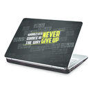 Clublaptop Never Give Up -CLS 184 Laptop Skin(For 15.6