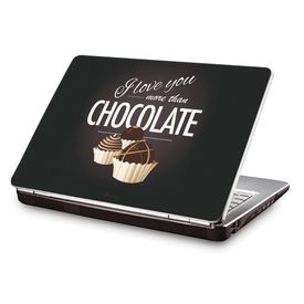 Clublaptop LSK CL 138: I Love You more than Chocolate Laptop Skin