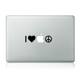 Clublaptop I Love Apple MacBook Mac Sticker Skin Decal Vinyl for 11.6  13  15  17 