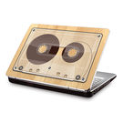 Clublaptop Retro Cassette on Wood Art (CLS-236) Laptop Skin.