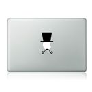 Clublaptop Hat Moustache MacBook Mac Sticker Skin Decal Vinyl for 11.6