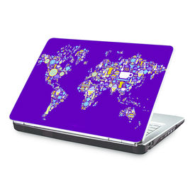 Clublaptop Foodies World -CLS 176 Laptop Skin(For 15.6  Laptops)
