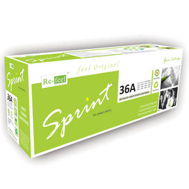 Refeel Sprint Compatible Laser Toner Cartridge 36A for use with HP CB436A
