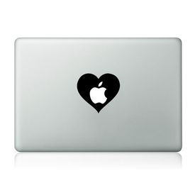 Clublaptop Apple Heart MacBook Mac Sticker Skin Decal Vinyl for 11.6  13  15  17 