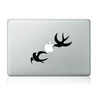 Clublaptop Flying Birds Pair MacBook Mac Sticker Skin Decal Vinyl for 11.6