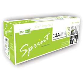 Refeel Sprint Compatible Laser Toner Cartridge 12A for use with HP Q2612A
