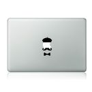 Clublaptop French Moustache Hat MacBook Mac Sticker Skin Decal Vinyl for 11.6