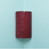 2 Door Blooms Storage Cabinet - @home Nilkamal,  maroon