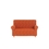 Jaquard Knit Sofa Cover, Orange & Black, 1 seater