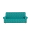 Jaquard Knit Sofa Cover, Sea Green & White, 1 seater