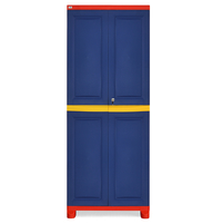 Nilkamal Freedom Cabinet Big Without Mirror - Pepsi Blue, Bright Red, Yellow