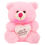 Teddy, medium, pink