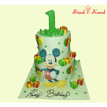 Mickey Mouse Theme Cake, egg, 3 kg