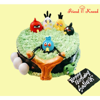 Angry Birds Theme Cake, egg, 1.5 kg