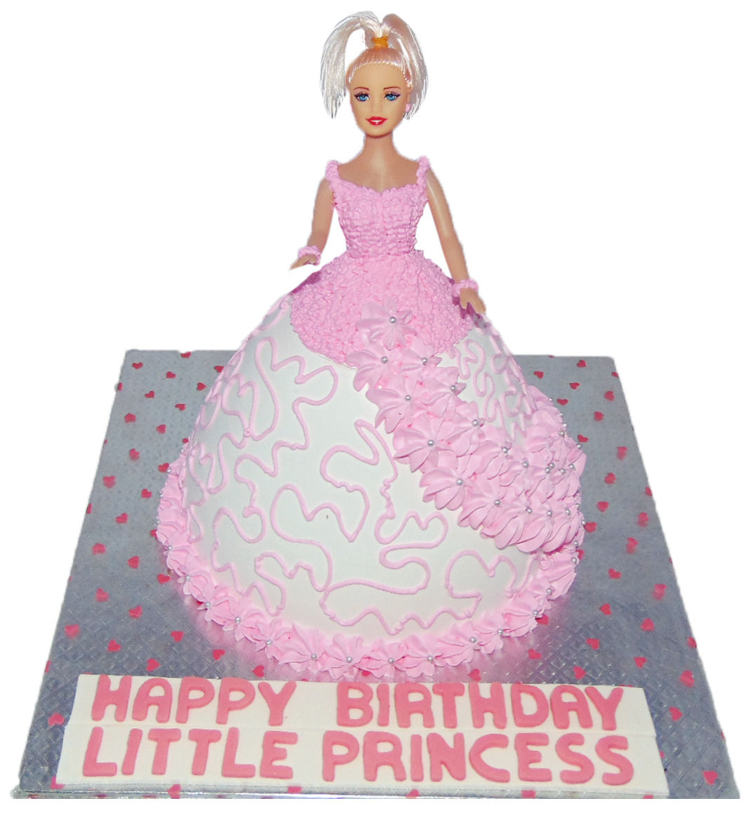 Barbie Girl Cake - order online cake in coimbatore - Friend In knead