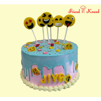 Emoji Theme Cake, egg, 1.5 kg