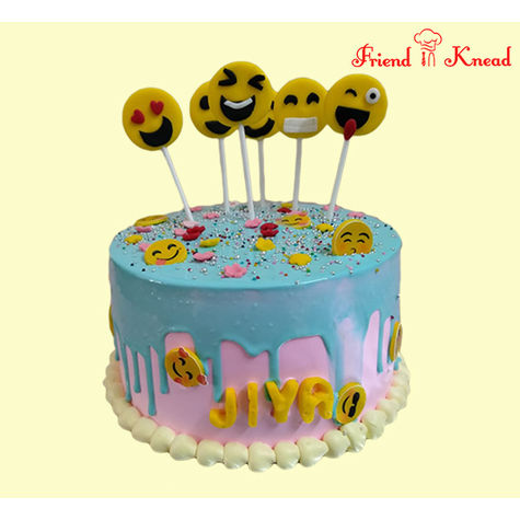 Emoji Theme Cake