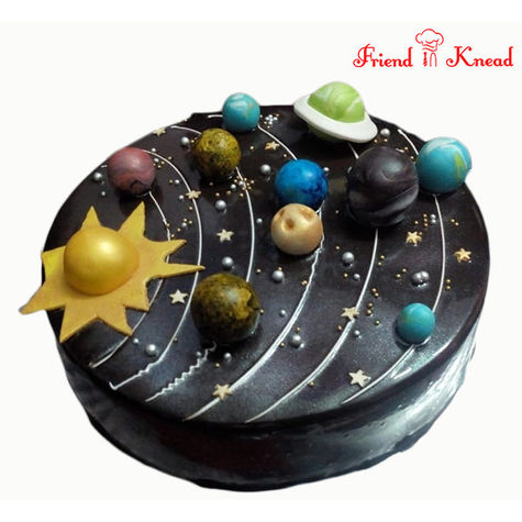 Planets Theme Cake