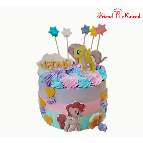 Little Pony Theme Cake