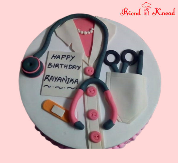 Gurugram Special: Female Doctor Birthday Cake Online Delivery in Gurugram