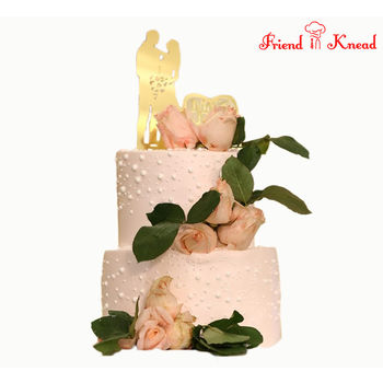 Floral Wedding Cake, egg, 3 kg