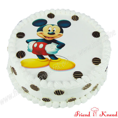 Hello Mickey Photo Cake