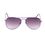 Purple Frame Gery Gradient Lens Aviator Sunglasses
