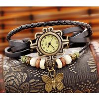 Vintage Style Brown Casual Watch For Women
