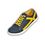 Casual Shoes Black yellow white, 7