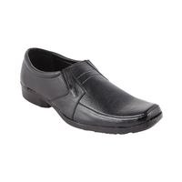 one99 formal man's Black Without Laces shoes LU06, 7