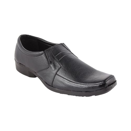 one99 formal man s Black Without Laces shoes LU06, 7
