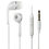 Akira Samsung Galaxy S2 In Ear Wired Earphones With Mic White