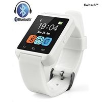 Kwitech™ Bluetooth 3.0 Smart Watch U8 For all Android Smart Phones & Apple iOS - White