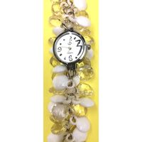 White Fancy Beaded Watches for Girls & Womens
