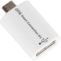 OTG Smart Connection Kit OTG Cable/Adaptor In White