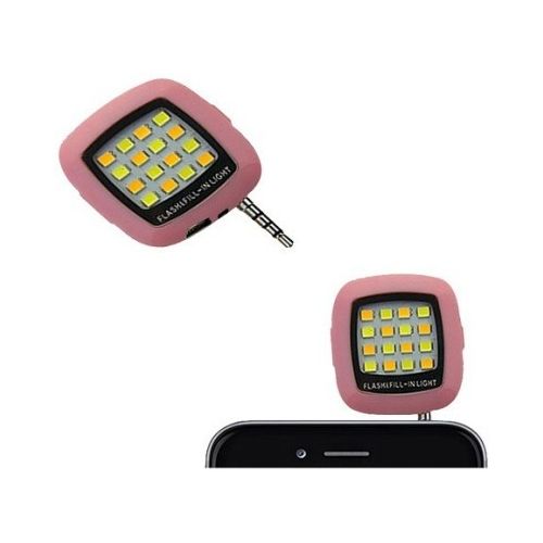 Led Flash Phone Charm in Pink Color