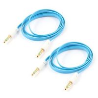 3.5mm Aux cable for Car, Moble and other Audio Devices in Blue Color