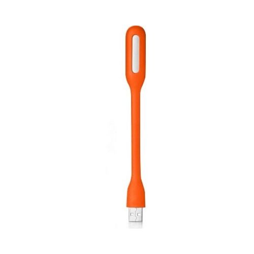Orange Portable & Flexible USB LED Lamp/LIght