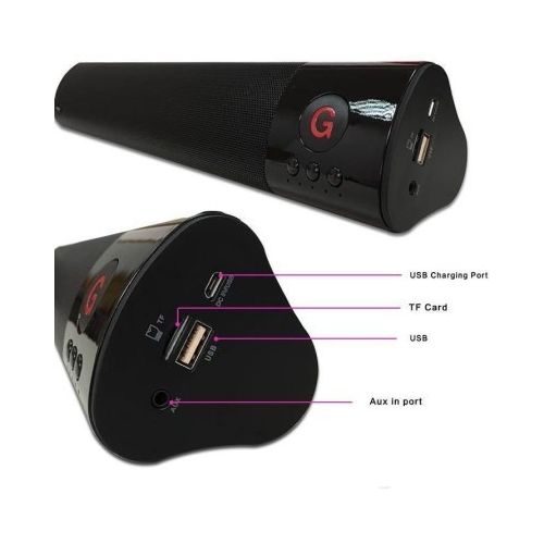 WM-1300 G Limited Edition Sound Bar Bluetooth Speaker Mobile/Tablet Speaker