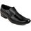 one99 formal man s Black Without Laces shoes LU04, 9