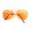 Orange Frame Orange Lens Aviator Sunglasses