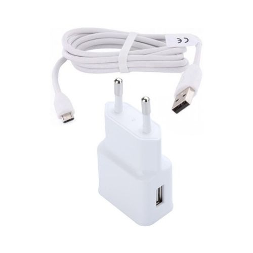 EU Plug Wall Adapter+ MicroUSB Cable for Samsung Sony HTC Nokia Micromaxx lava Note2 Desire Battery Charger