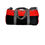 Gym Bag - -Round shape (MN-0282-RED-BLK)