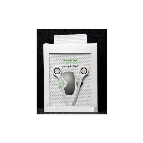 HTC RC E160 Stereo Earphone Headset Headphone Remote For HTC Mobile Phones-WHITE